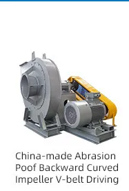 Động cơ trực tiếp vật liệu xử lý máy thổi làm mát không khí hoặc làm mát nước lưu thông và vòng bi 7