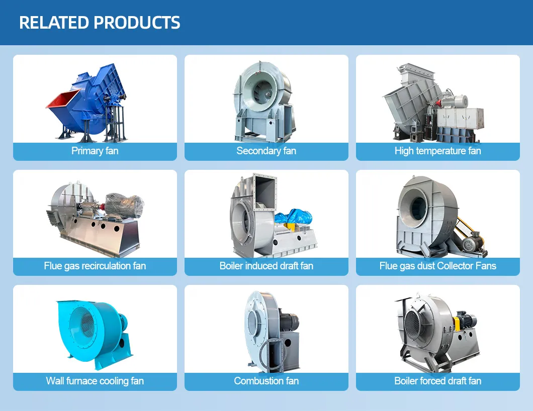 Quạt ly tâm 45kw vận chuyển vật liệu, lưu lượng gió lớn, áp suất thấp 3
